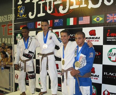 2005 Mundials-World Championships. Rio de Janeiro, Brazil.  Adult Flyweight Brown Belt Men's Division. Bronze Medal