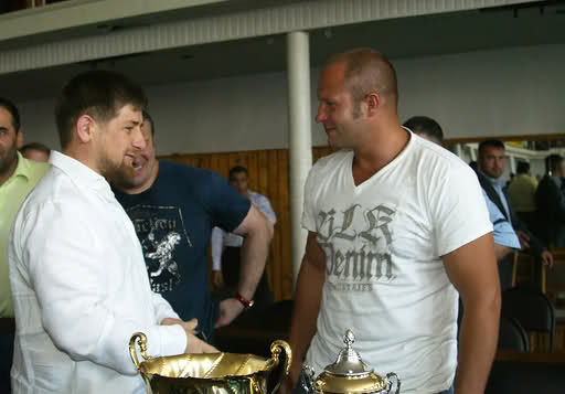 Chechen leader Ramzan with Fedor