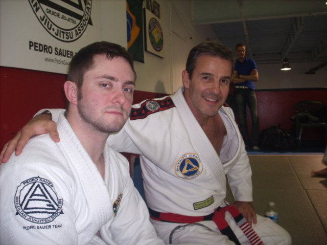 The author Bill Jones with his instructor Pedro Sauer