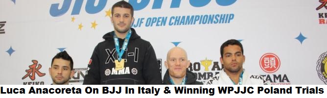 Exclusive interview with Italian & European Champion Luca Anacoreta