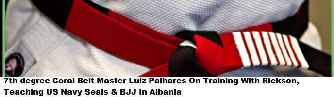 7th Degree Coral Belt Master Luiz Palhares On Training With Rickson, Teaching US Navy Seals & BJJ In Albania