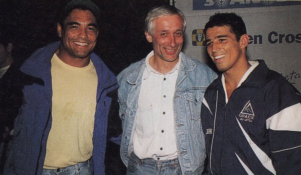 Guy Mialot with Rickson and Royler in 1995