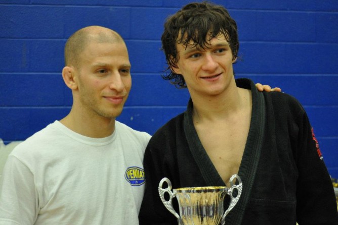 Ostap and his instructor Elliot Bayev
