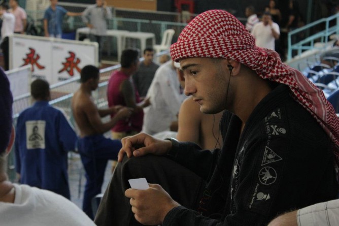 Abdallah in Rio during a competition