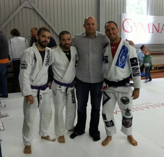D'Alessandro bros with Fedor and Deda Faria