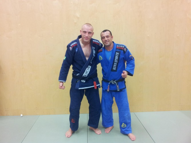 Michal with Robin Gracie