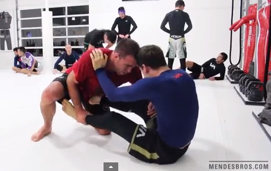 Watch The Awesome No Gi Rolling Session Between Rafael Mendes and Jake Shields