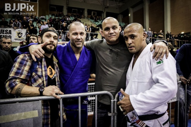 Xandinho with Ze Marcello. Photo by BJJ PIX