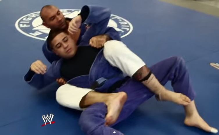 (Video) WWE Wrestler Dave Batista Talks About His Passion For BJJ & Purple Belt Belt Promotion