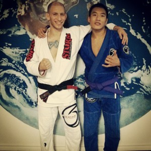 Eric with his instructor Elliot Bayev