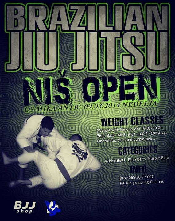 Nis BJJ Open, Serbia, 09/03/14