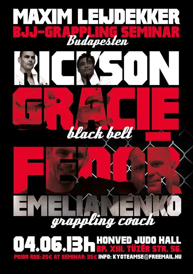 Seminar With Fedor Emelianenko’s Grappling Coach, Maxim Leijdekker (Rickson Gracie Black Belt)