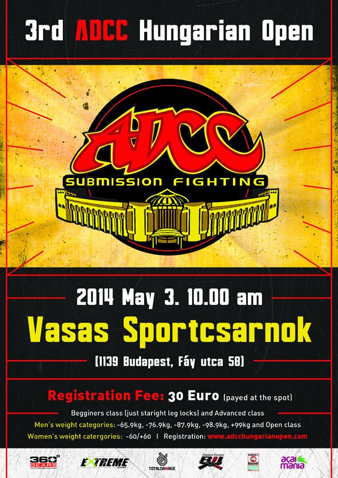 ADCC Hungarian Open May 3rd
