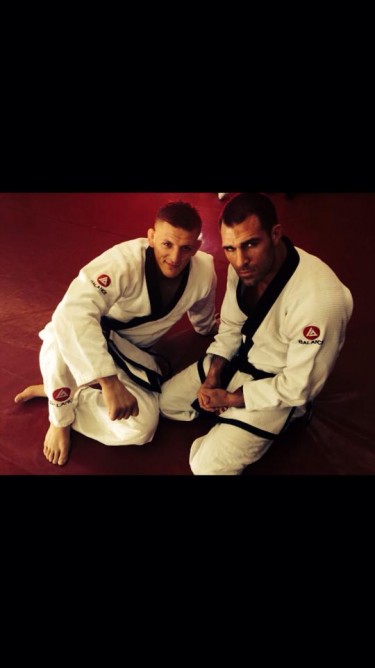 Anton Berzin with his instructor Ricardo Migliarese