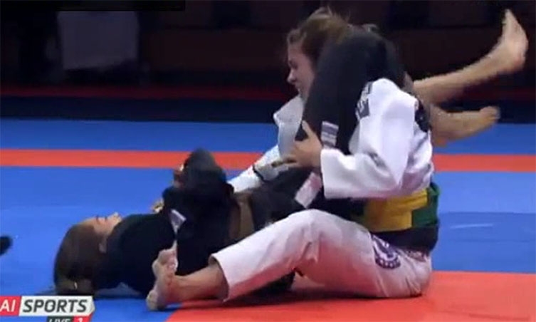 Big Revelation of World Pro, Ariadne Oliveira, Submitted Michelle Nicolini & Promoted To Black Belt At Airport