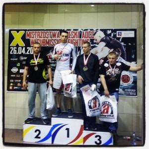 Miha winning the Polish ADCC. -88 intermediate