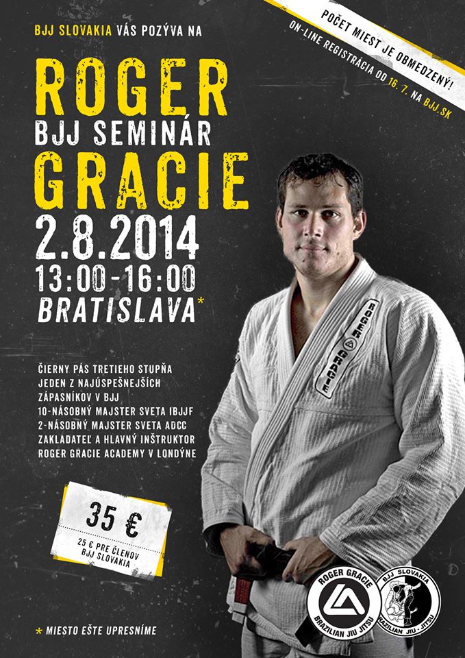 Roger Gracie Seminar, Bratislava, Slovakia, 2nd August 2014