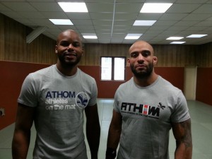 MMA fighters Christian M'pumbu aka TONTON and Norman Paraisy