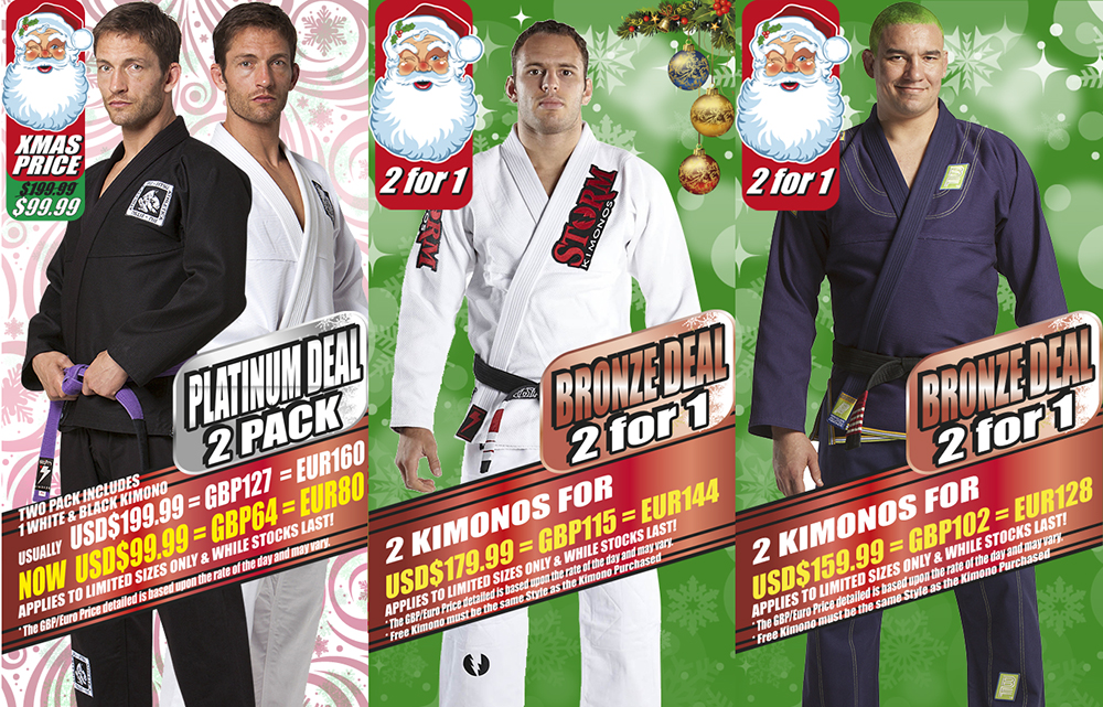 Crazy Storm Kimonos Christmas Deals: 2 Gis for 80 Euros!