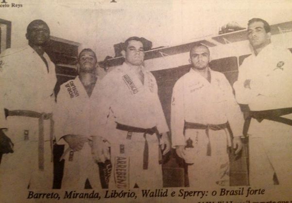 Old picture with Mario Sperry from Carlson Gracie days