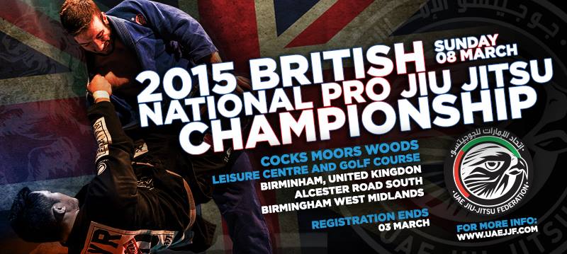 British National Pro Jiu-Jitsu Championship, 17 Travel Packages & 1,500 $ Prize Money