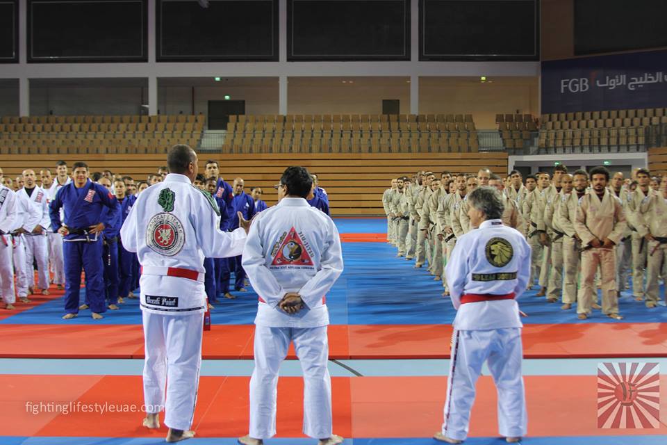 Red Belt Hilton Leao Conducts Seminar for 150 Black Belts in UAE