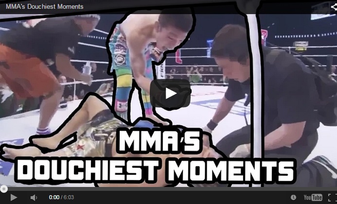 (Video) Compilation of Some of the Most Douchey & Classless Moments in MMA