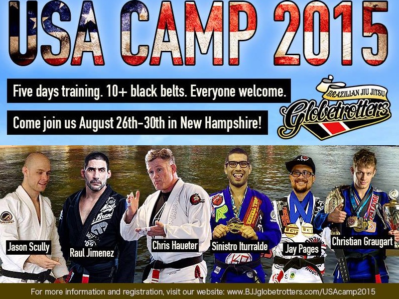All Star Line-Up at BJJ Globetrotters USA camp 2015