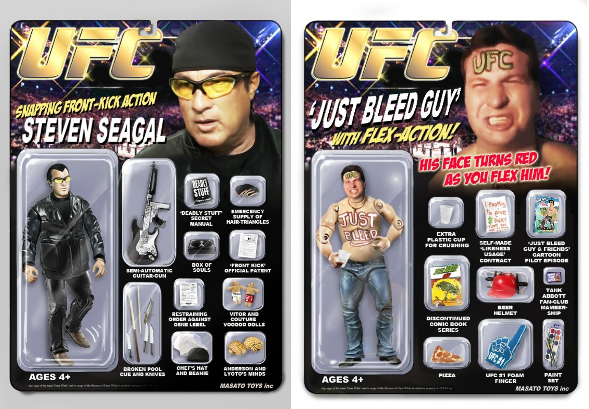 Funny: The Best of UFC Romoshop Action Figures from Masato Toys