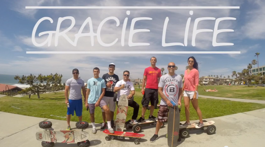 GRACIE LIFE – skateboarding w/ Royce, Rener, Ryron, Cesalina Gracie (Video)