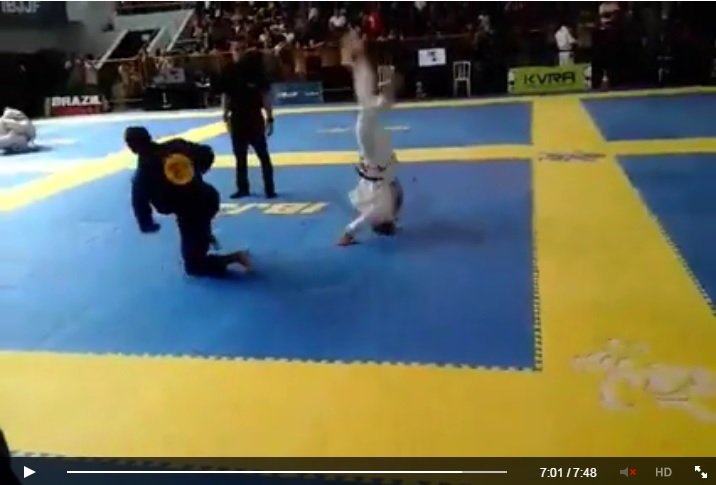British Champ Celebrates with Front Flip: Gets Disqualified in Final of Masters International