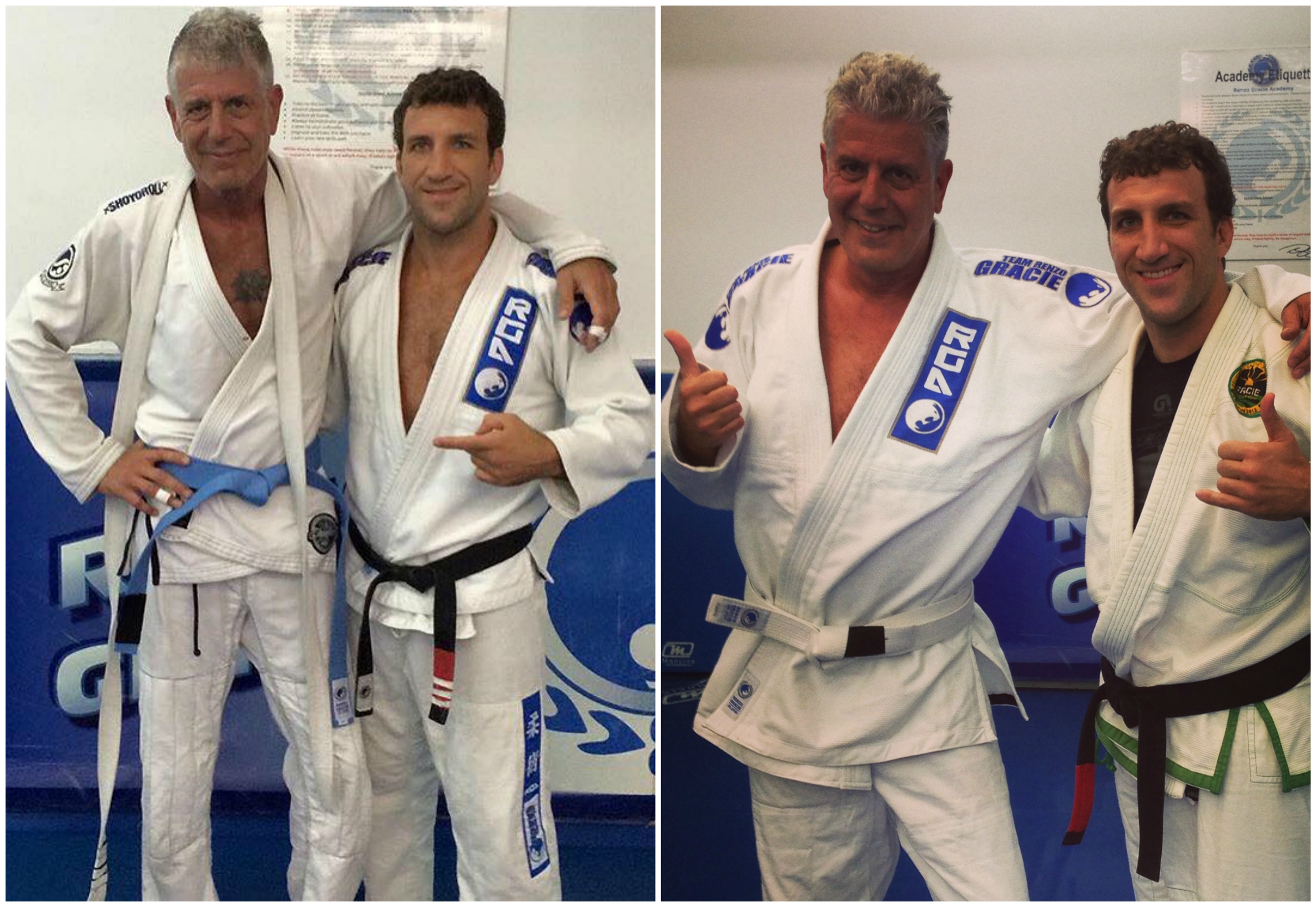 TV Chef Anthony Bourdain: BJJ Blue Belt After 2 Years of Training & Losing 30lbs