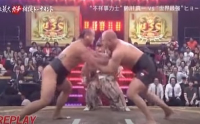 Watch: Fedor Emelianenko in a Sumo Match in Japan