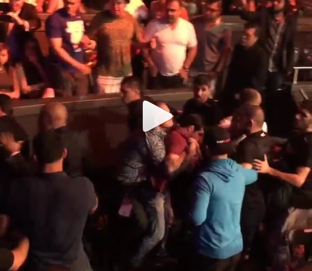 Watch: Diaz brothers Brawl with Khabib Nurmagomedov Twice at WSOF; Strikes and Beer Thrown