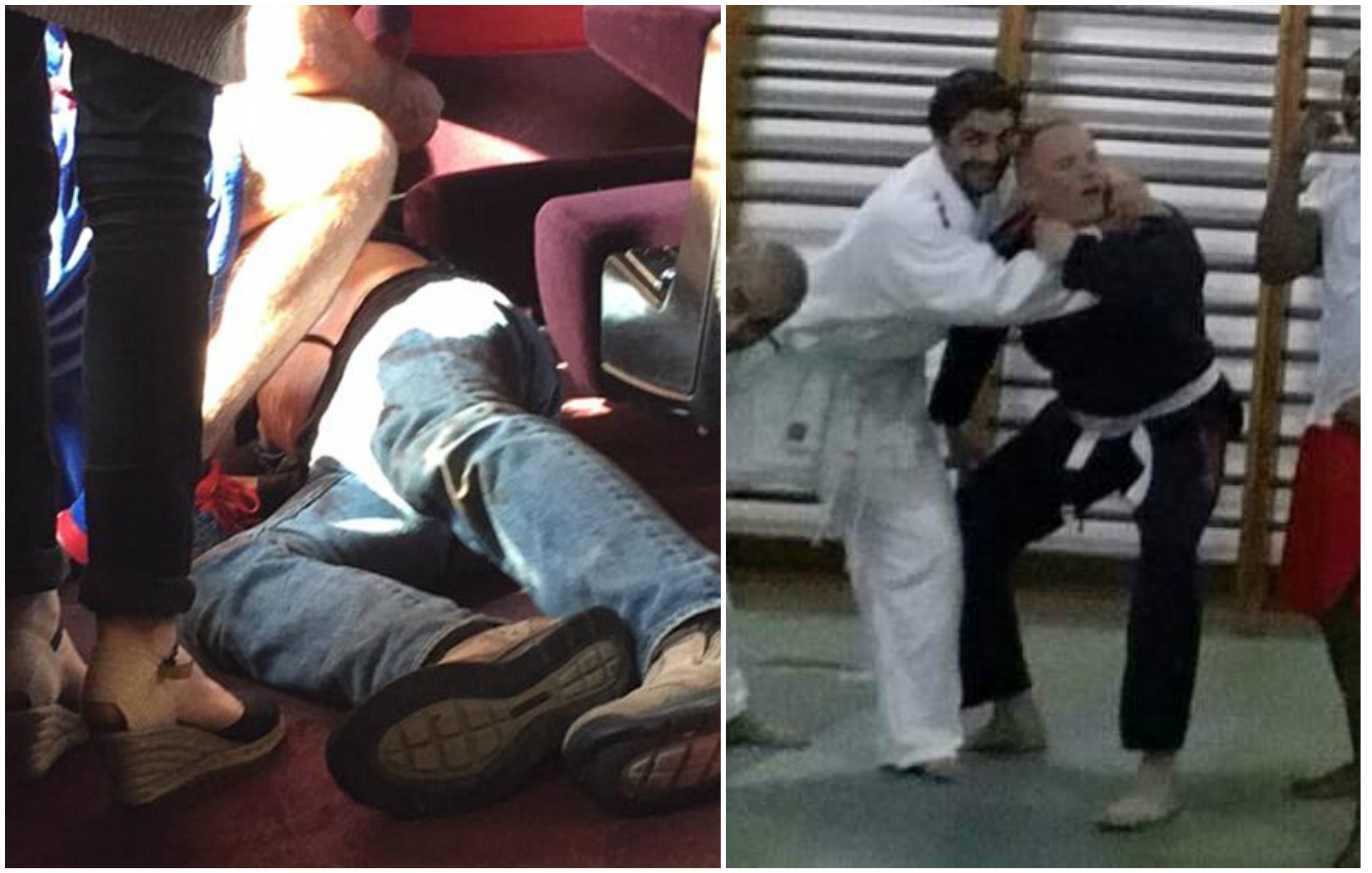 US Hero Serviceman That Stopped Terrorist in France, Trains Jiu-Jitsu