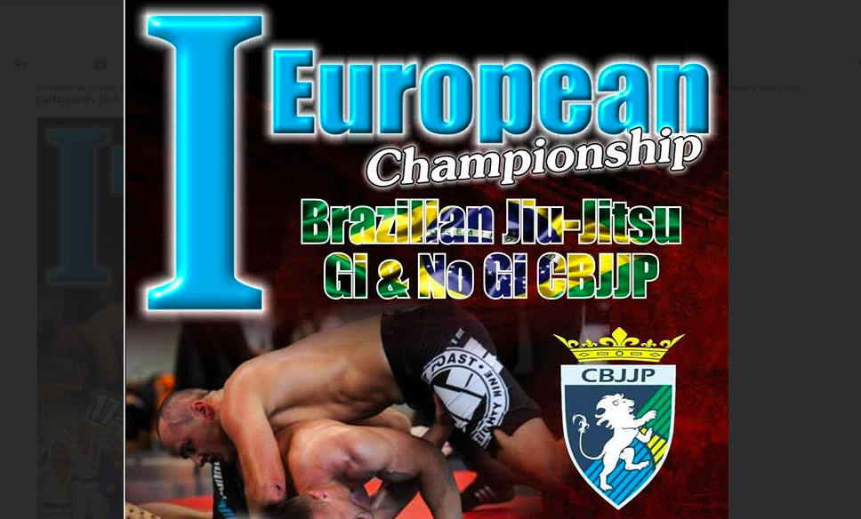 European Championship CBJJP Gi & No Gi Jiu-Jitsu, October 17-18, Poland