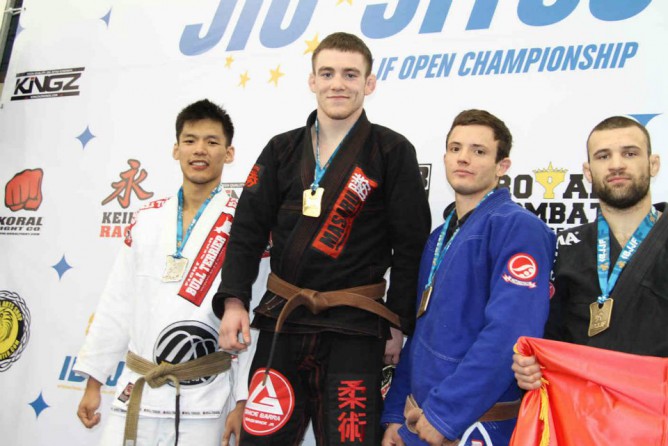 Rajacic took 3rd place at the 2012 IBJJF Europeans at brown belt adult