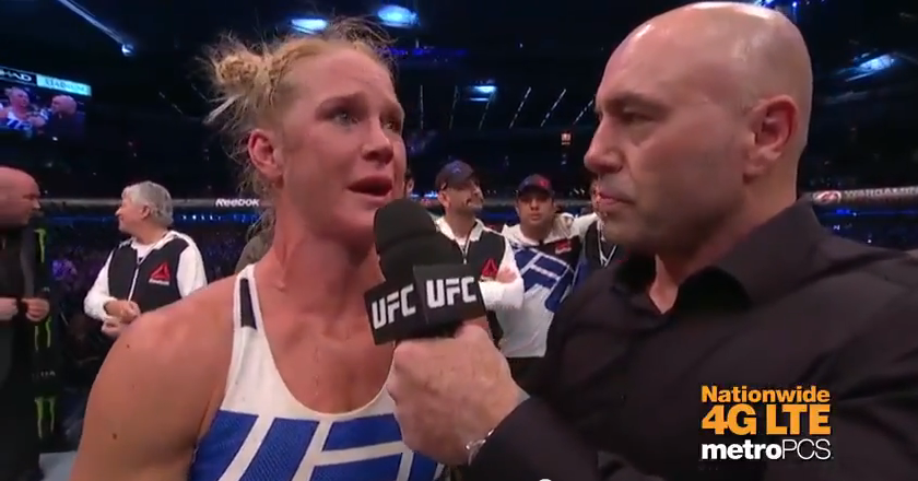 UFC 193: Holly Holm Octagon Interview