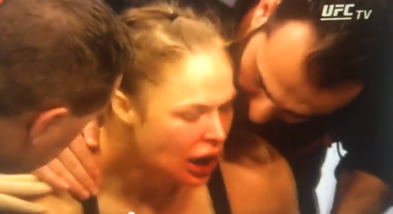 (Video) Ronda Rousey’s First Words After Brutal Knockout
