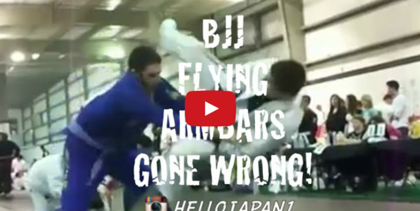 Highlights: BJJ Flying Armbars gone WRONG!
