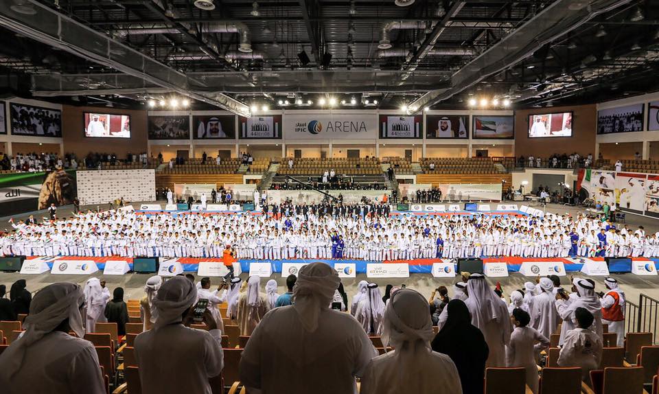 World Record for Largest Jiu-Jitsu Class: 3,500 Students in UAE