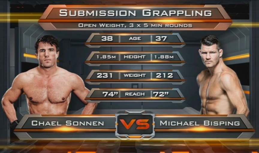 Highlights: Sonnen vs Bisping in Grappling Match