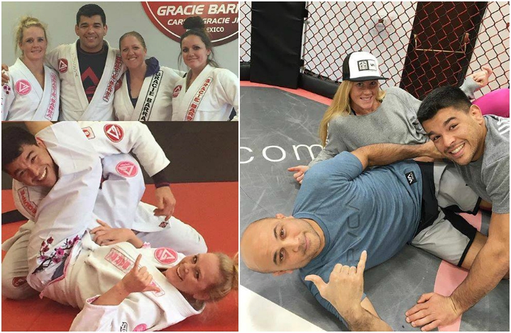Holly Holm Puts On White Belt & Works on Jiu-Jitsu with The Best