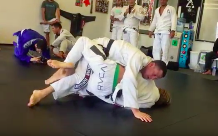 Watch: Nate Diaz Rolling in The Gi with Hawaiian Black Belt