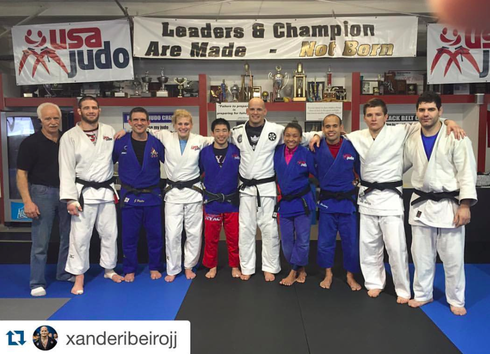 Xande Ribeiro Trains with US Judo Team