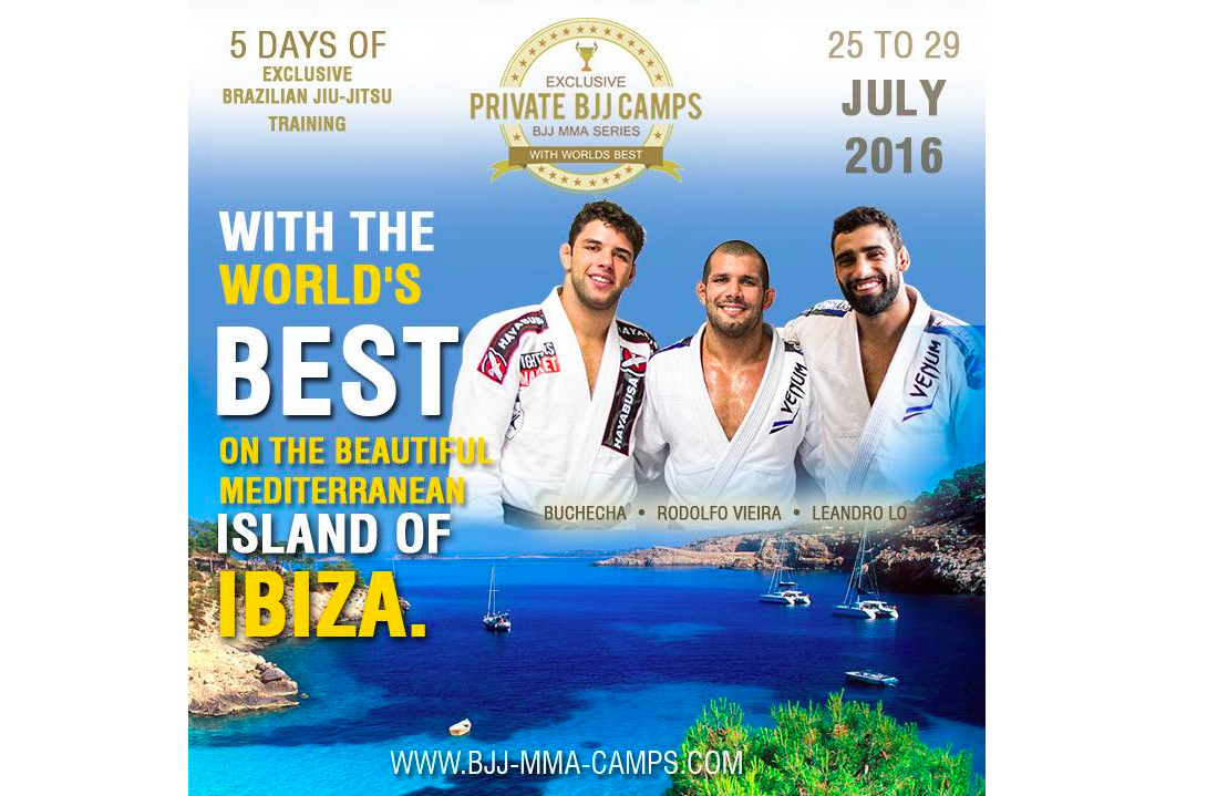 Exclusive BJJ Camp in Ibiza with Rodolfo, Buchecha & Leandro Lo