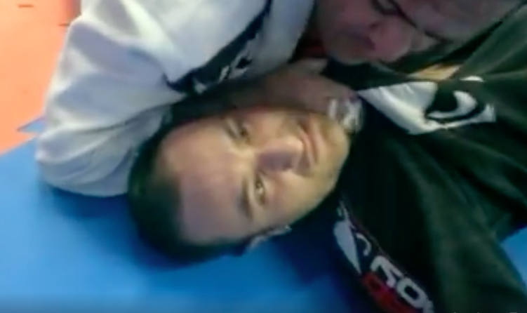 White Belt Challenges Black Belt Instructor: Choked To Sleep & Left on Floor