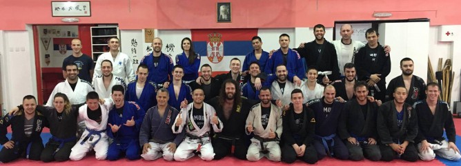 Chad training at Kimura BJJ Serbia in Belgrade