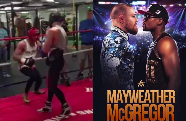 (Video) Conor McGregor Boxing Sparring w/ Former World Champion