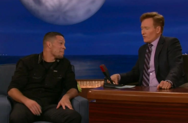 ‘The Boy Won The Lotto’ McGregor crashed Diaz’s Appearance on Conan